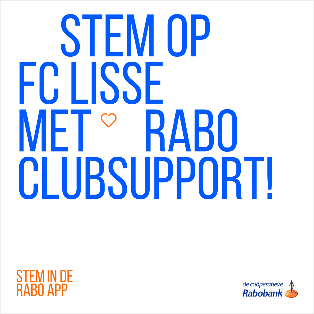 Rabo ClubSupport: stem op FC Lisse